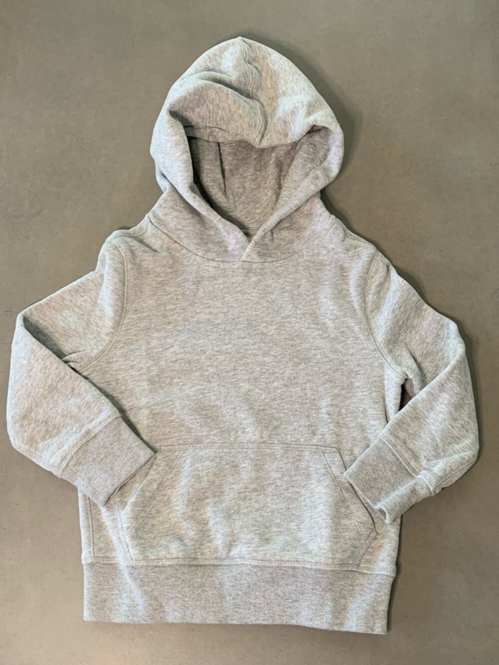 Gap Kids Gray Fleece Lined Pullover Hoodie Sweatshirt XS